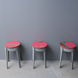buntA shikimono sitting round - pink mix