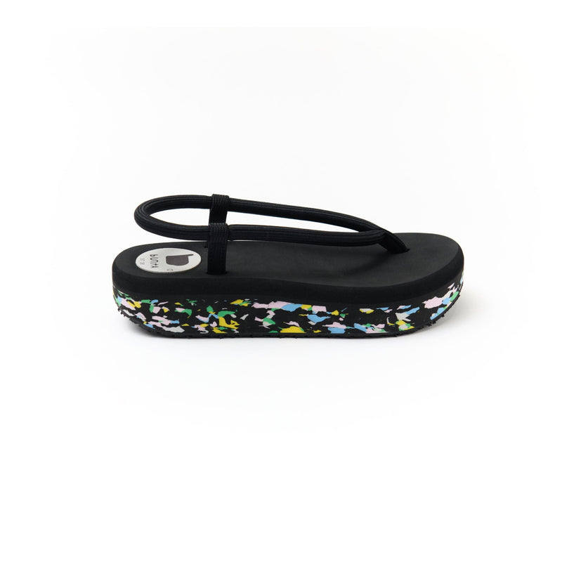 buntA  waraji sandal_atsuzoko black