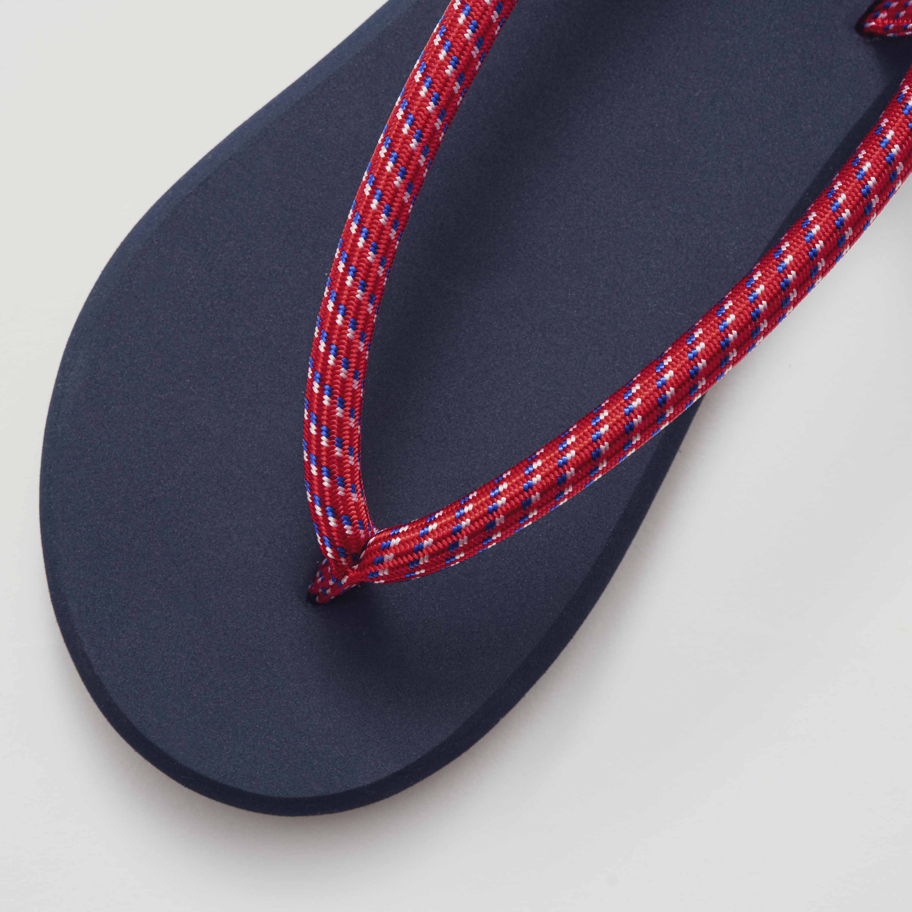 buntA waraji sandal navy×red buntA waraji sandal marine